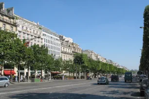 The Champs-Élysées in Paris