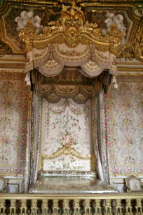 Queen's bedroom, Royal Apartments, in Versailles