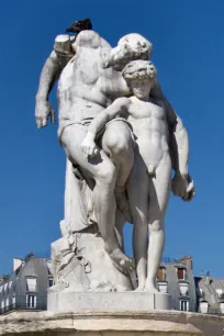 Statue of The Oath of Spartacus in the Tuileries, Paris