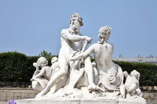 Statue of La Seine et La Marne, Jardin des Tuileries, Paris