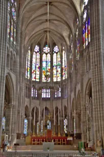 Apse of the Saint-Denis Basilica in Paris