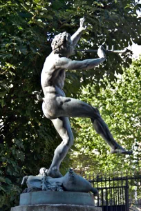 Dancing faun, Jardin du Luxembourg, Paris