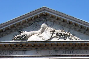 Detail of the Pediment, First Bank of the US, Philadelphia