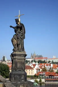 Statue of St John the Baptist, Charles Bridge