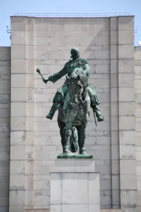 Jan Žižka leading the Hussites into battle