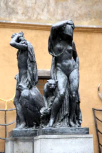 Night and Day Sculpture, Týn Courtyard, Prague