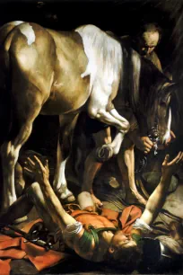 Conversion of St. Paul, Capella Cerasi, Santa Maria del Popolo, Rome