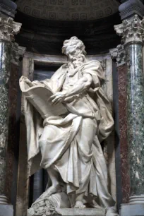 Statue of Apostle Matthew in St. John Lateran