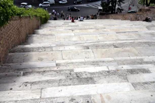 Looking down the Stairway to Heaven, Rome