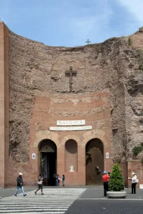 Facade of the Santa Maria degli Angeli, Rome