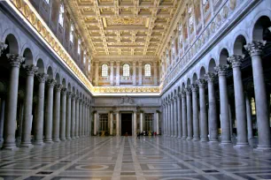 The Nave of the Saint Paul outside the Wall church