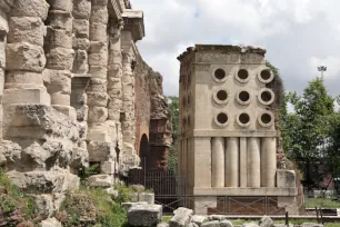 Baker's Tomb at the Porta Maggiore in Rome