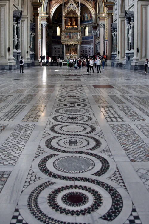 Cosmatesque floor of the St. John Lateran