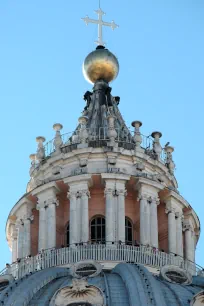 Lantern of the St. Peters's Basilica in Rome