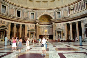 Interior of the Pantheon in Rome