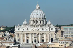 St. Peter's Basilica seen from Castel Sant'Angelo