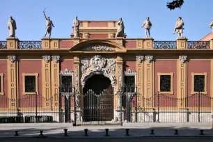 Row of Statues on the San Telmo Palace, Seville