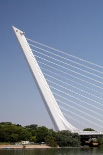 Pylon of the Alamillo Bridge in Seville