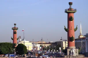 Rostral Columns, St. Petersburg, Russia