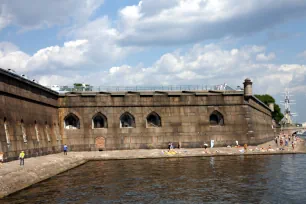 Ramparts of the Peter and Paul Fortress in Saint Petersburg