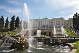 Grand Cascade and Great Palace, Peterhof, St. Petersburg