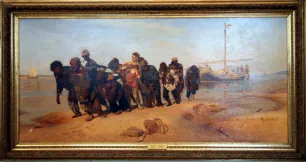 Barge Haulers on the Wolga, Russian Museum, Saint Petersburg, Russia