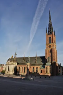 Riddarholmen Church near Stockholm's Old Town