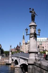 Statue of Freya, Djurgardsbron, Stockholm