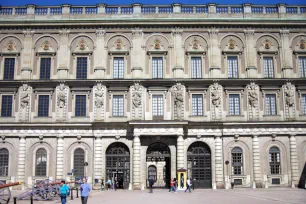 The west facade of the Royal Palace in Stockholm