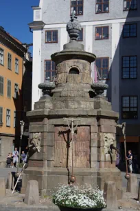 Stortorgsbrunnen, the well at the Stortorget Square in Stockholm