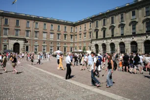 Inner Courtyard at the Royal Palace in Stockholm