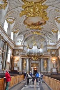 Royal Chapel inside the Royal Palace in Stockholm, Sweden