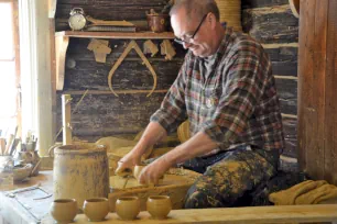 A potter in Skansen, Stockholm