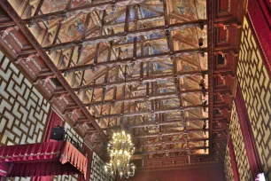 Wooden ceiling of the Rådssalen, Stadshuset, Stockholm