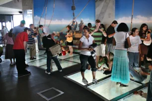 Glass Floor in the CN Tower's observatory