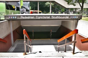 PATH entrance near city hall, Toronto