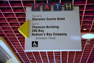 PATH Sign, Toronto