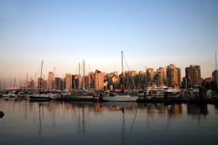 Coal Harbour seen from Stanley Park, Vancouver