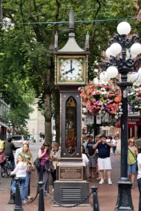 Steam-powered clock, Gastown, Vancouver