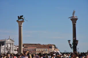 Columns of San Marco and San Theodoro, St. Mark's Square, Venice