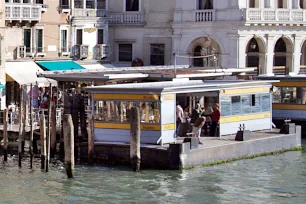 Vaporetto station, Venice, Italy