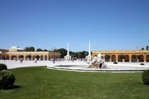 Courtyard of the Schönbrunn Palace in Vienna