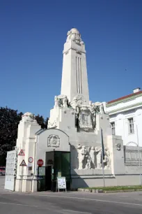 Main entrance to the Zentralfriedhof in Vienna, Austria