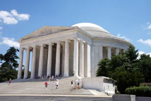 Jefferson Memorial in Washington DC seen from up close