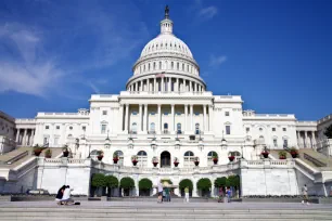 West facade of the US Capitol in Washington DC