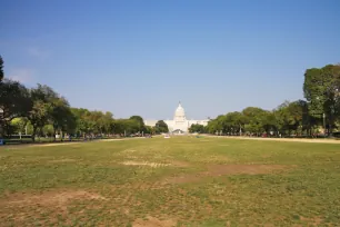 The National Mall seen towards US Capitol